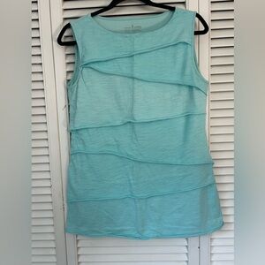 Neon Buddha Turquoise Sleeveless Top